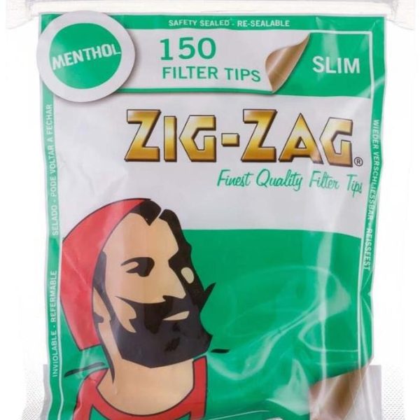 老人牌薄荷 6*15 滤嘴 150粒（Zig Zag SLIM MENTHOL 6*15mm）