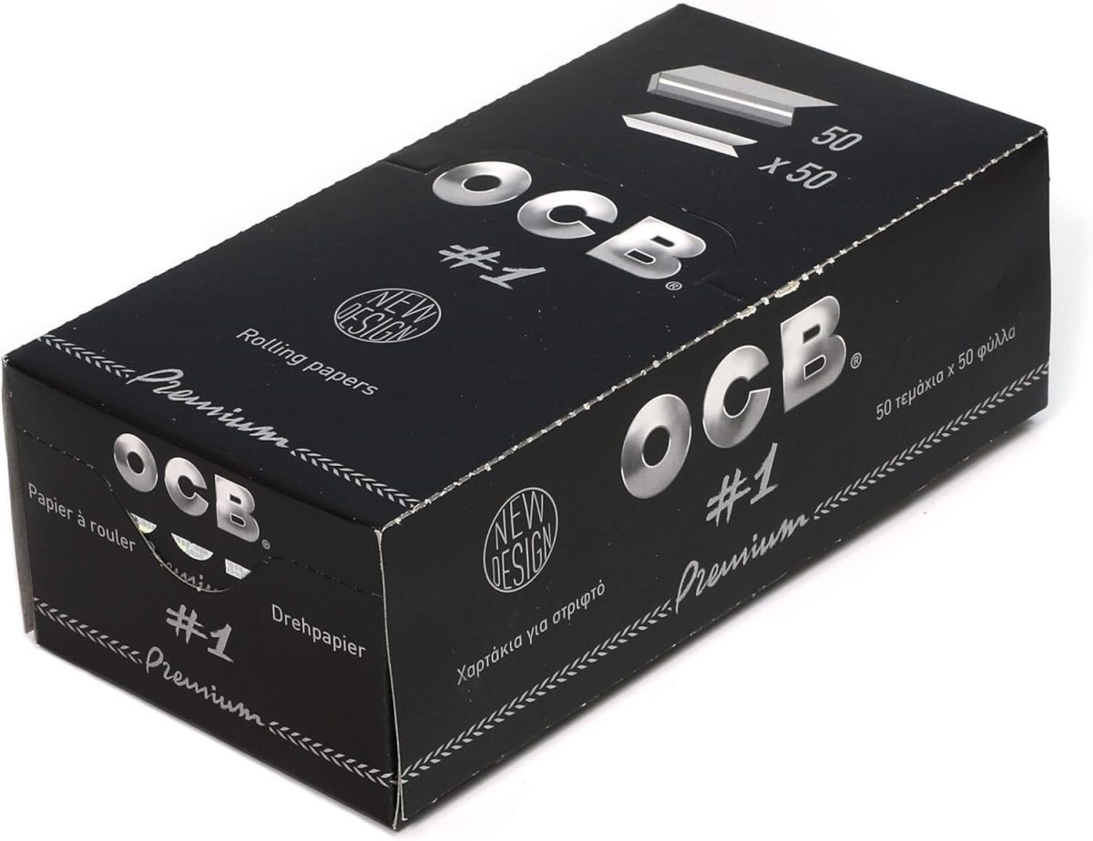 OCB Black Slowburn 70mm 卷纸黑- 慢燃 70毫米(可散出） - 图片 1