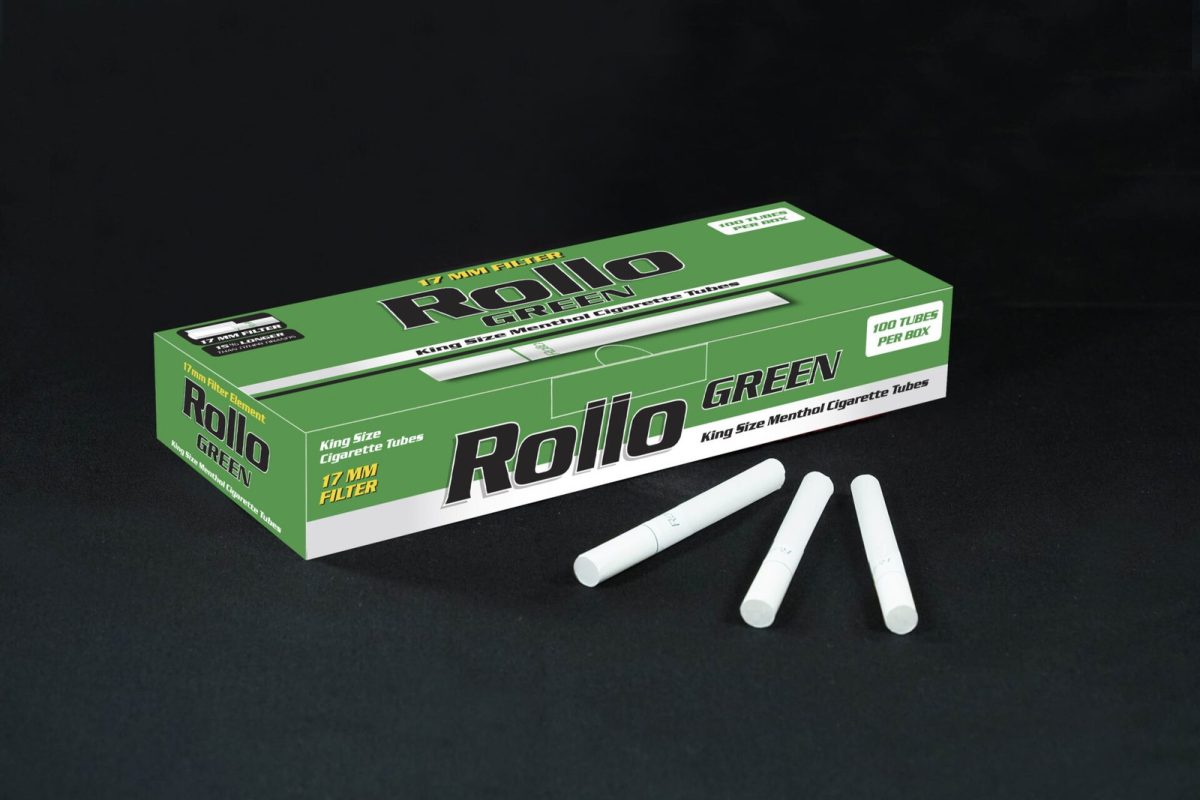 罗落绿薄荷空冠 6.5*25mm 100s Rollo Green Mint Tube 6.5*25mm 100s - 图片 1