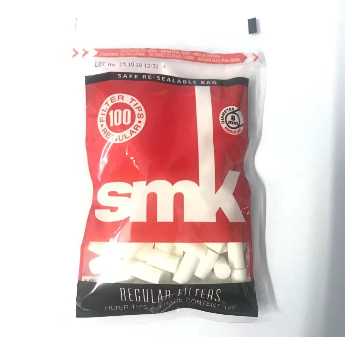 SMK 滤嘴8*15mm 100粒 Smk filter 8*15mm 100’s - 图片 1