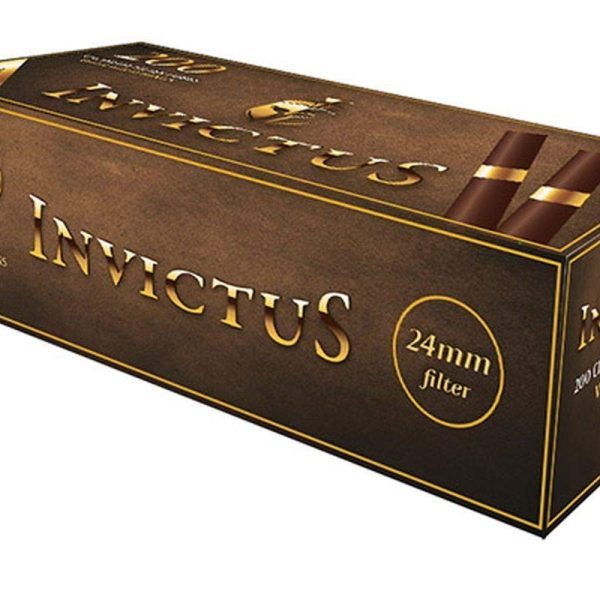 Invictus Brown Cigarette Tubes 咖武士金圈 8*24毫米 200's