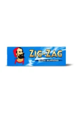 老人牌慢燃蓝卷纸 Zig Zag Blue Single Wide Rolling Paper 70mm - 图片 2